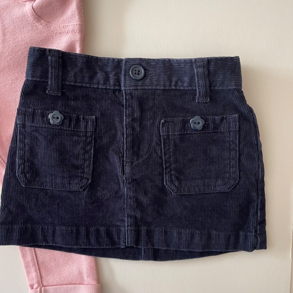 Old Navy Girls Corduroy Skirt & 2 pairs Jeggings  12-18 months - Picture 11 of 12